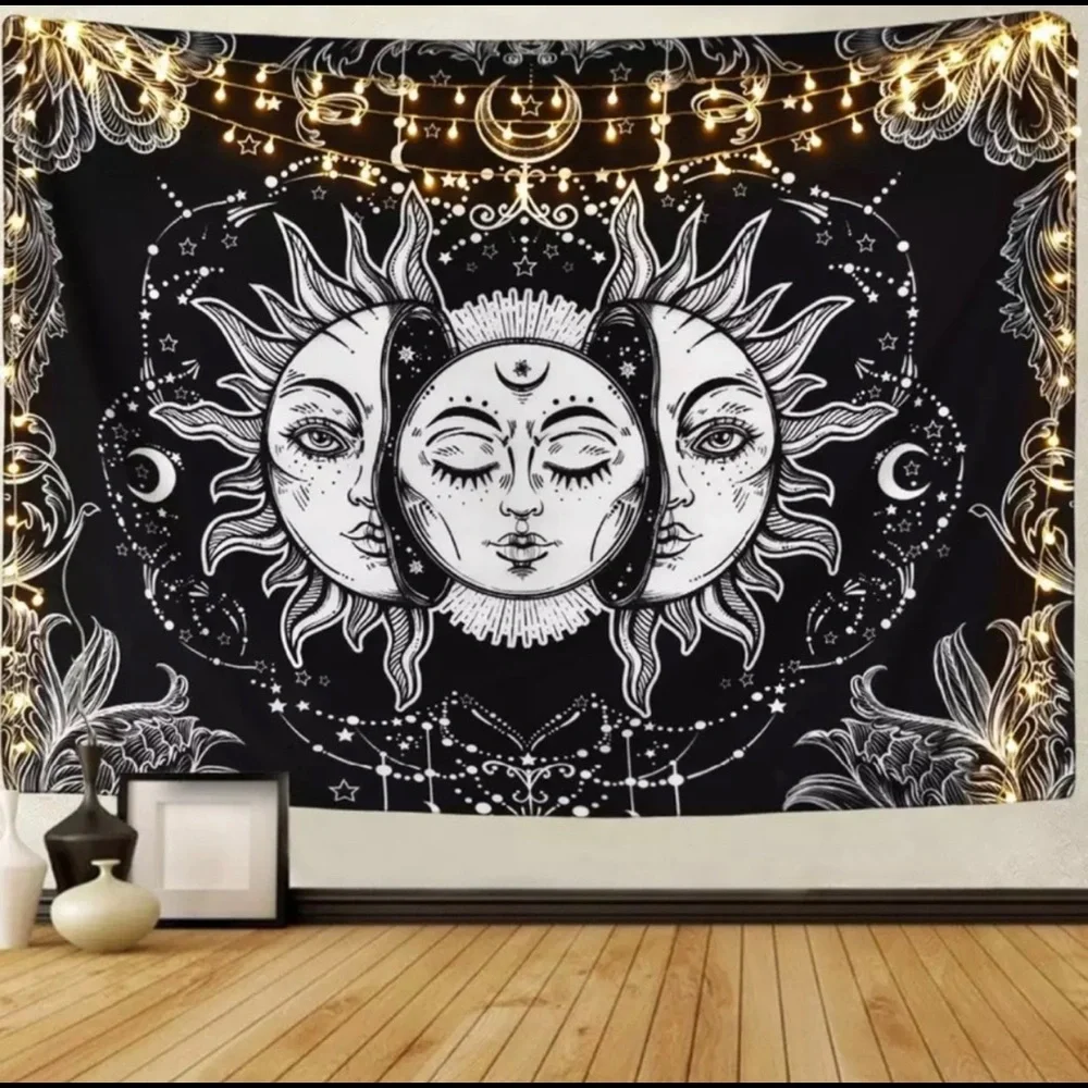Sun And Moon Cosmic Tapestry